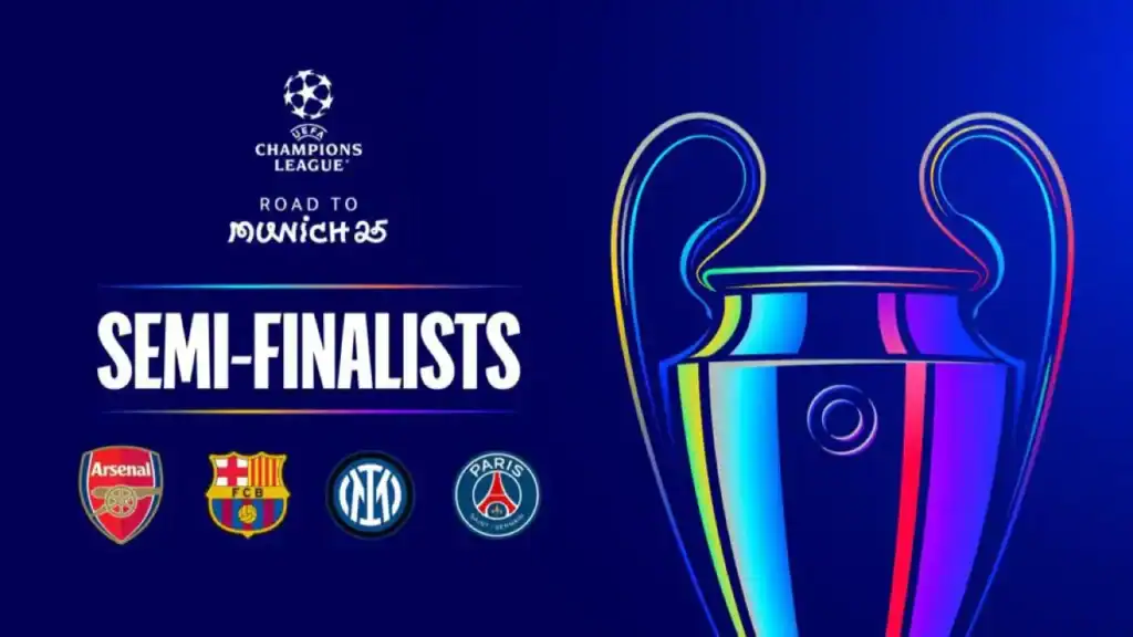 نصف النهائي لدوري أبطال أوروبا ومُباراة مرتقبة بين أرسنال وبرشلونة.