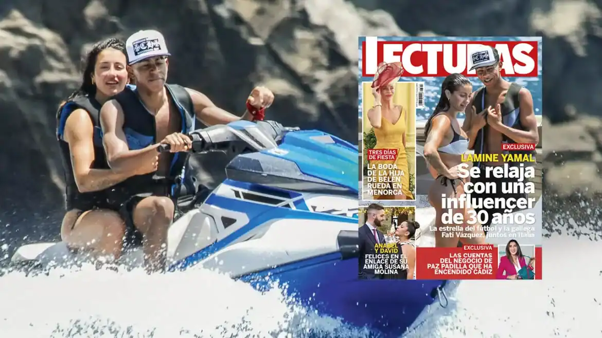 صور تؤكد علاقة لامين يامال بعارضة OnlyFans تكبره بـ12 عامًا خلال عطلة بإيطالي