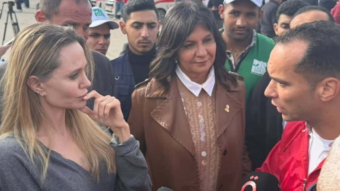 أنجلينا جولي من معبر رفح: توثيق للمأساة ودعم للإغاثة