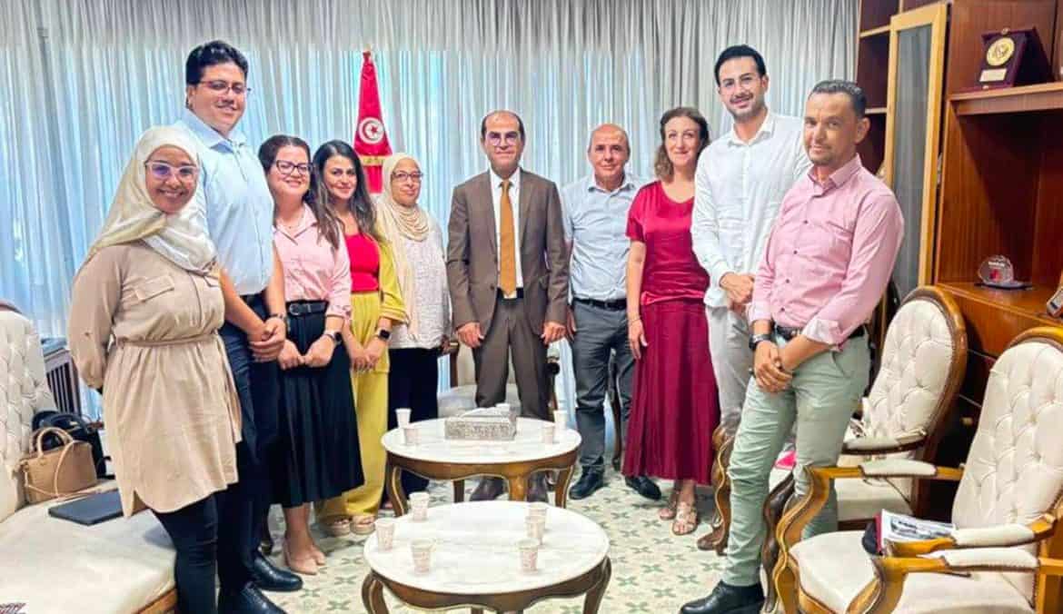 وزير التجهيز يستقبل المكتب التنفيذي الجديد للجمعية التونسية للطرق