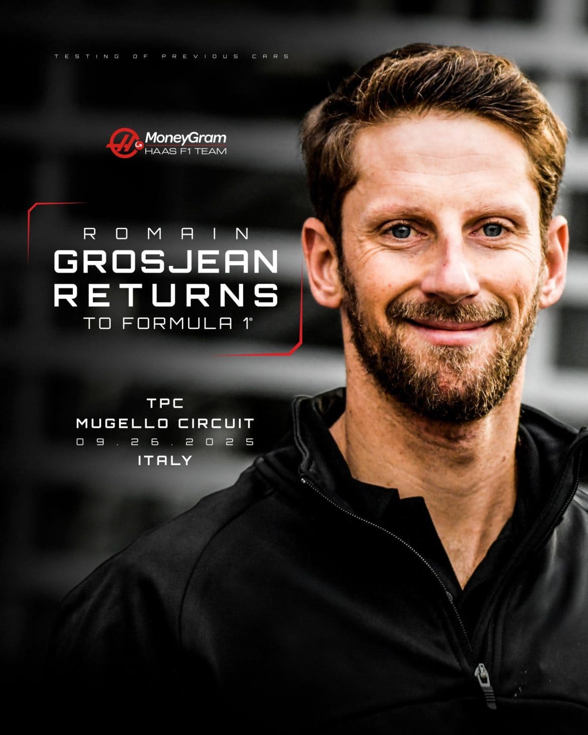 غروجان يعود لقيادة فورمولا 1 مع هاس في موغيلو بعد 5 سنوات من الحادث