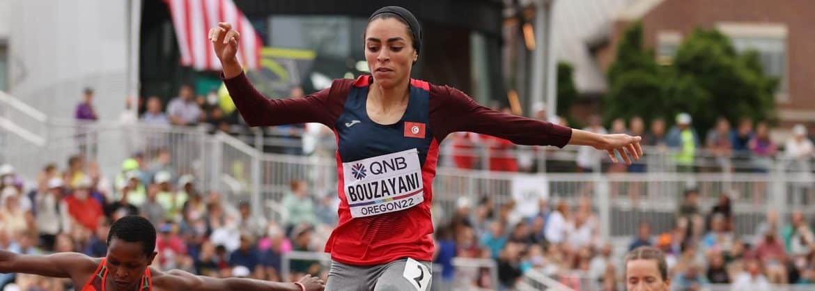 مروة بوزياني رابعة عالميًا في 3000 م موانع 2025