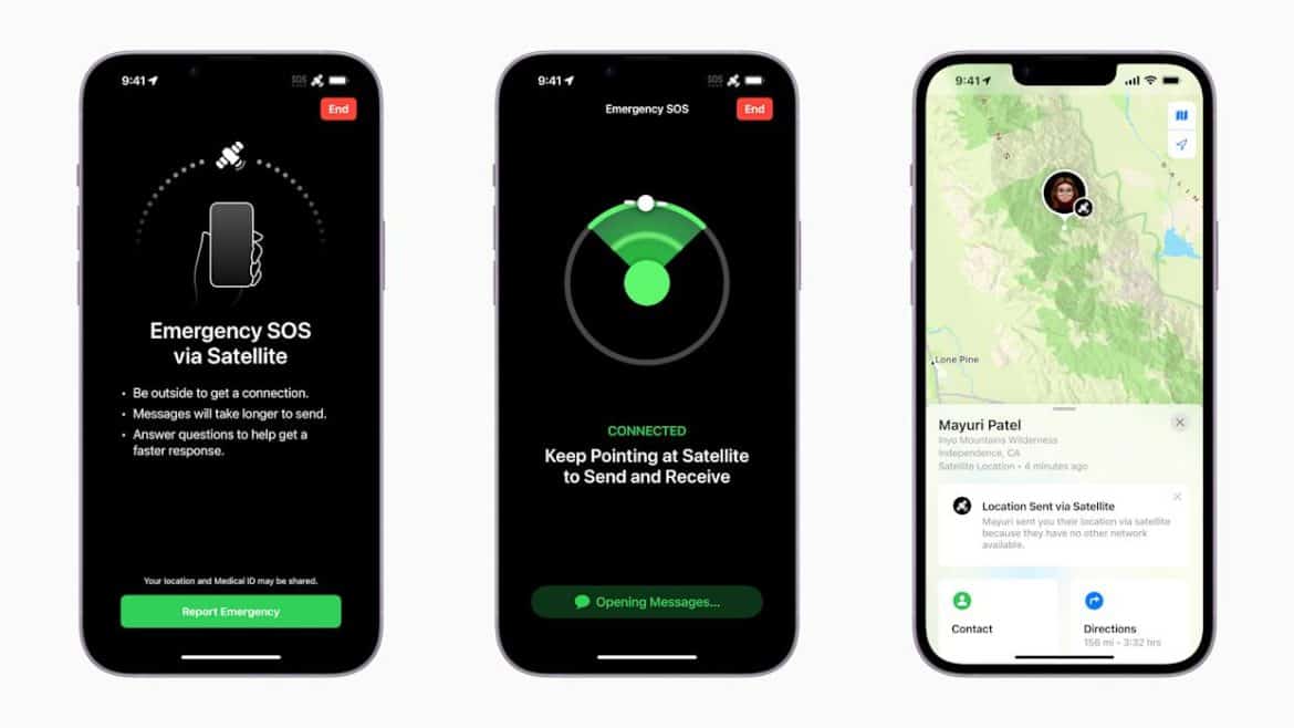 ابل توسع الاقمار الصناعية في ايفون لارسال الصور و5G NTN